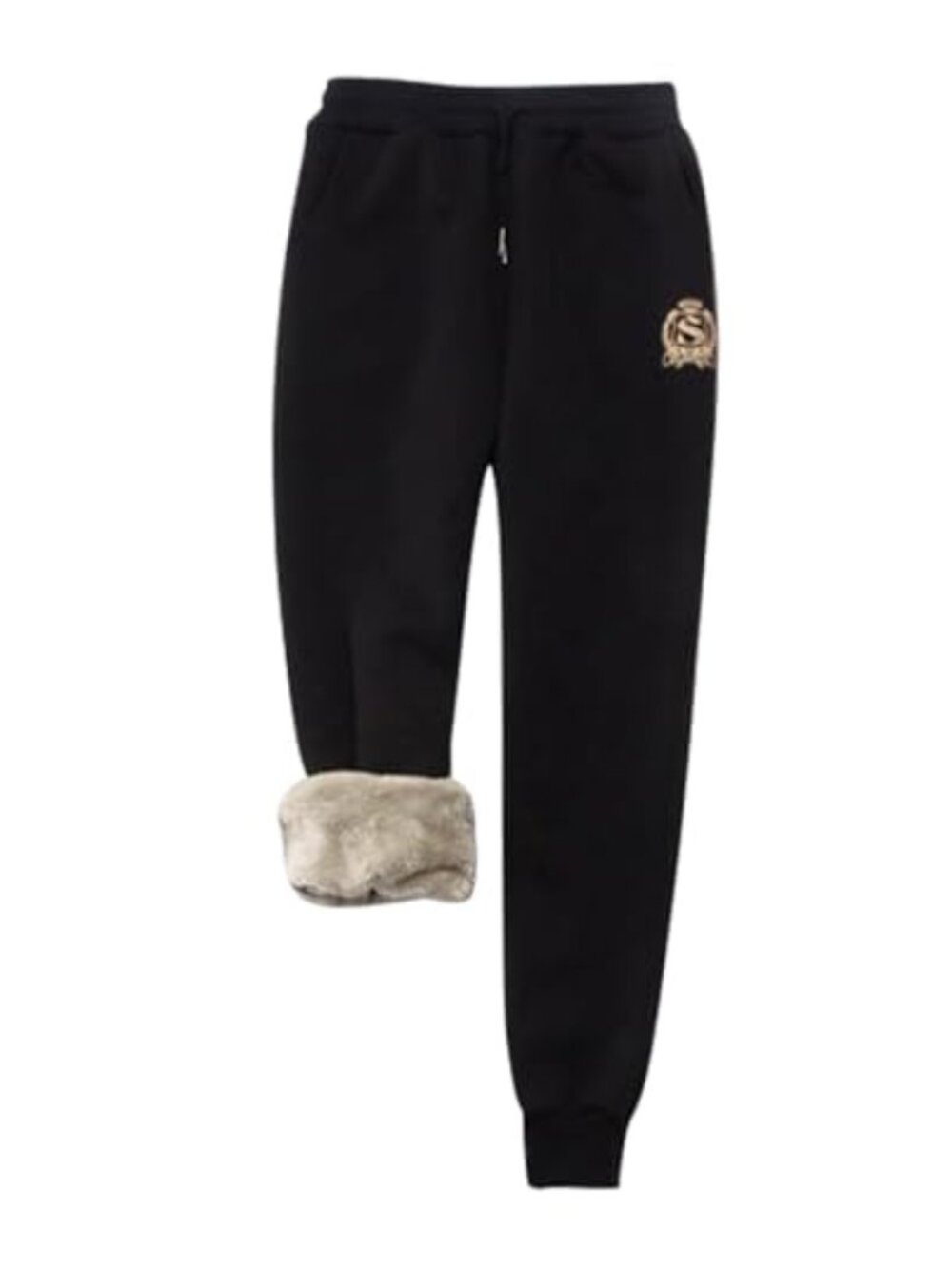 Sherpa Lined Thermal Fleece Jogger Sweatpants Warm Winter Running Pants